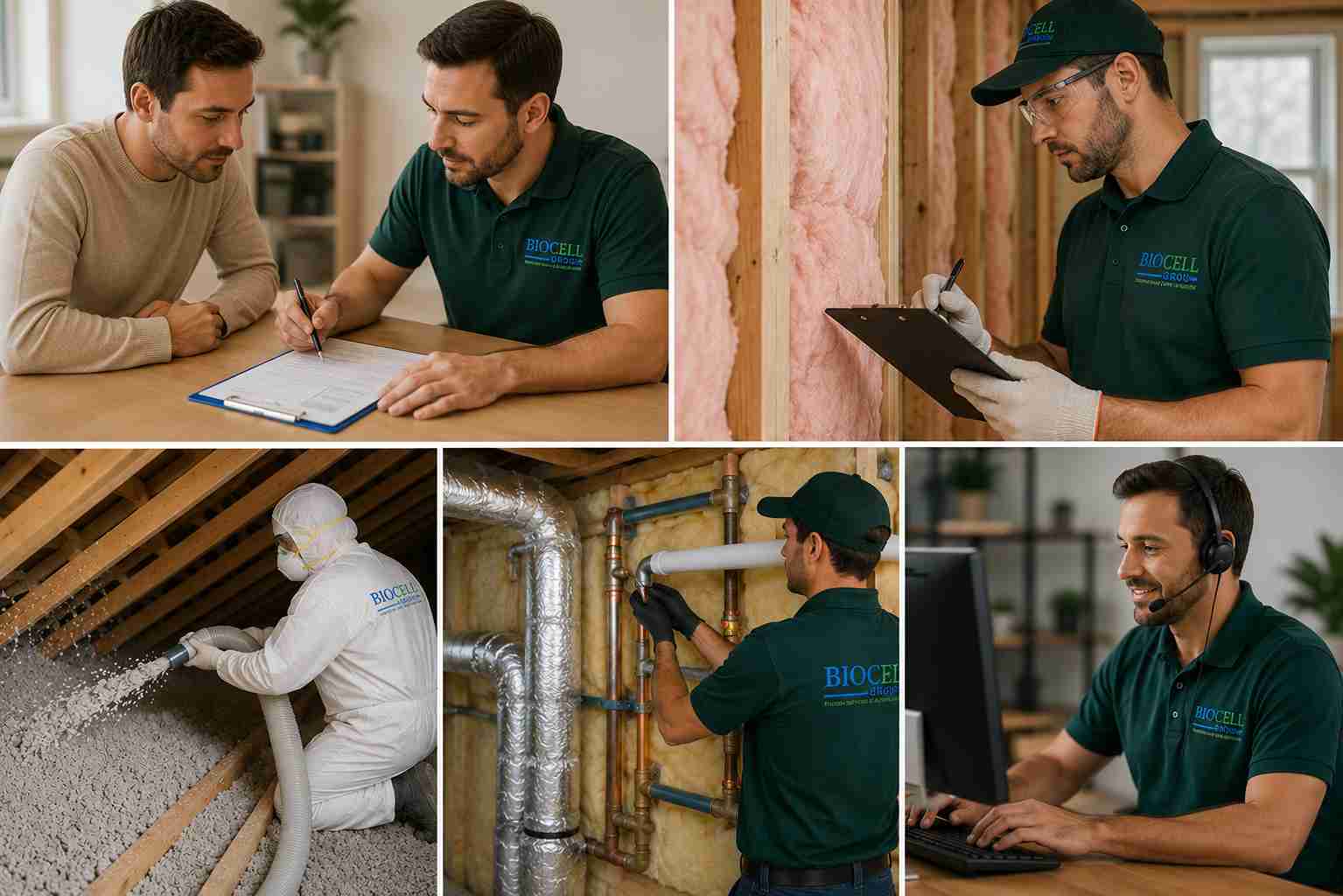 Professional Cellulose Insulation Installation